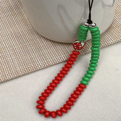 Obst-themed Perlencharms Lanyard Brehn