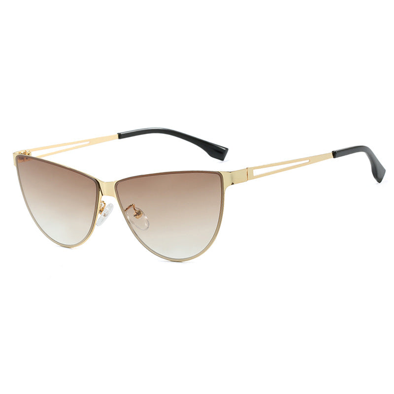 Damen Cat-Eye Sonnenbrille mit stilvollem Metallrahmen und schützendem UV-Filter Brehn