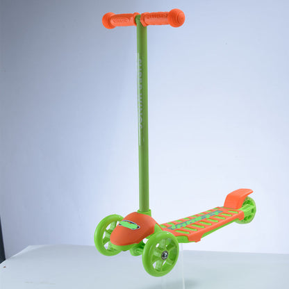 Kompakter 3-Rad Lean-to-Steer Kickroller Brehn