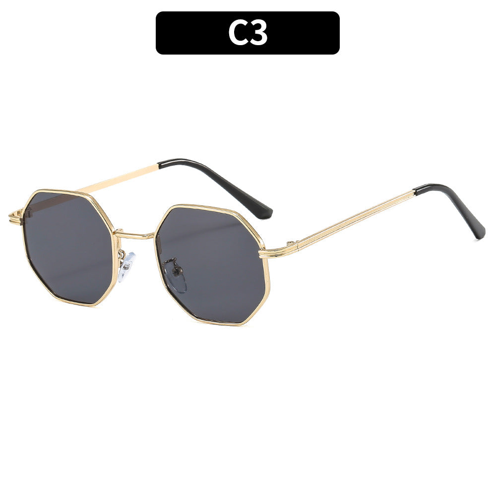 Elegante achteckige Rahmen-Sonnenbrille