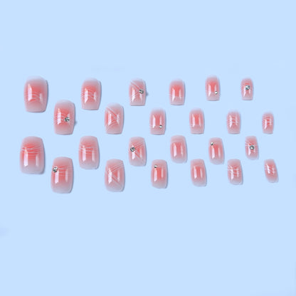 Elegantes Strass-Nagelkunst-Set