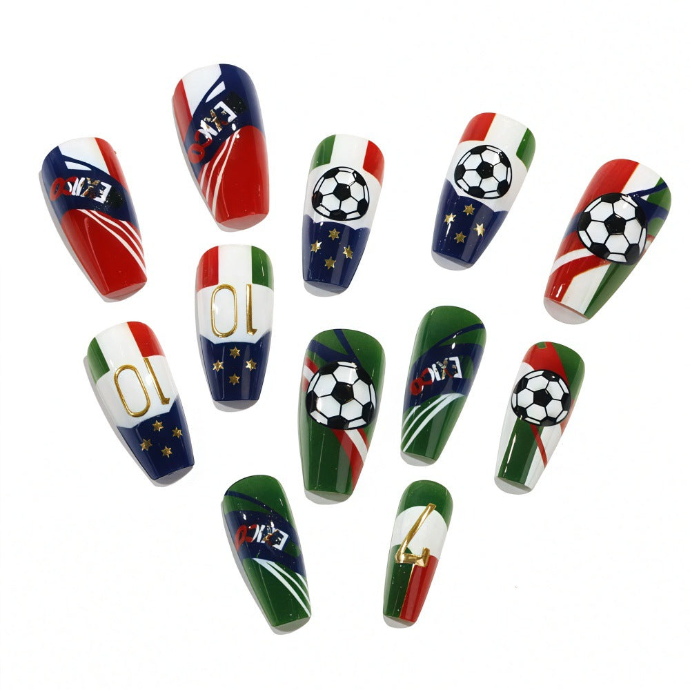 Sportliche Nagelkunst Design Brehn