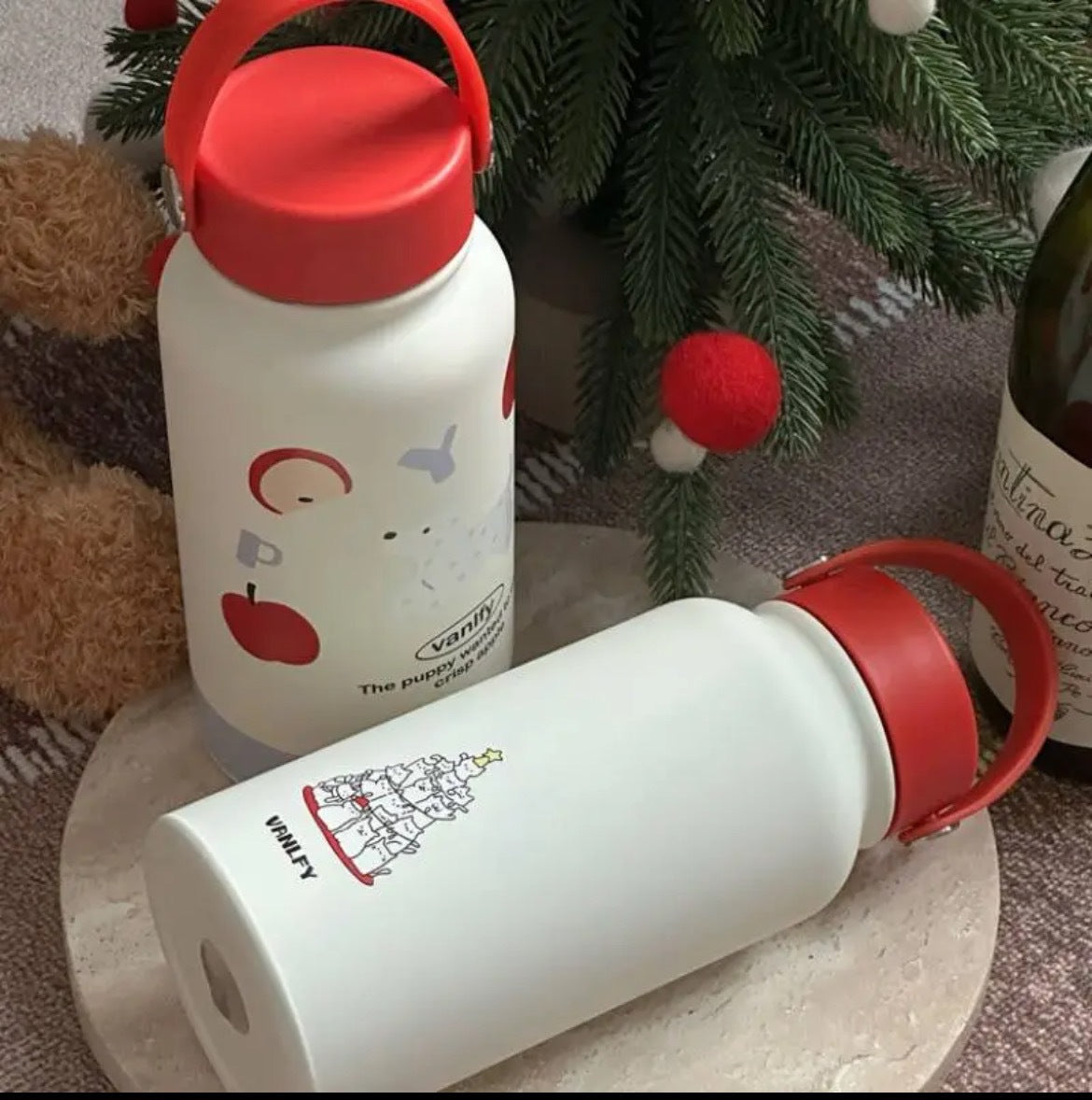 Damen Isoliertrinkflasche mit kreativem Tierdesign und praktischem Klappverschluss Brehn