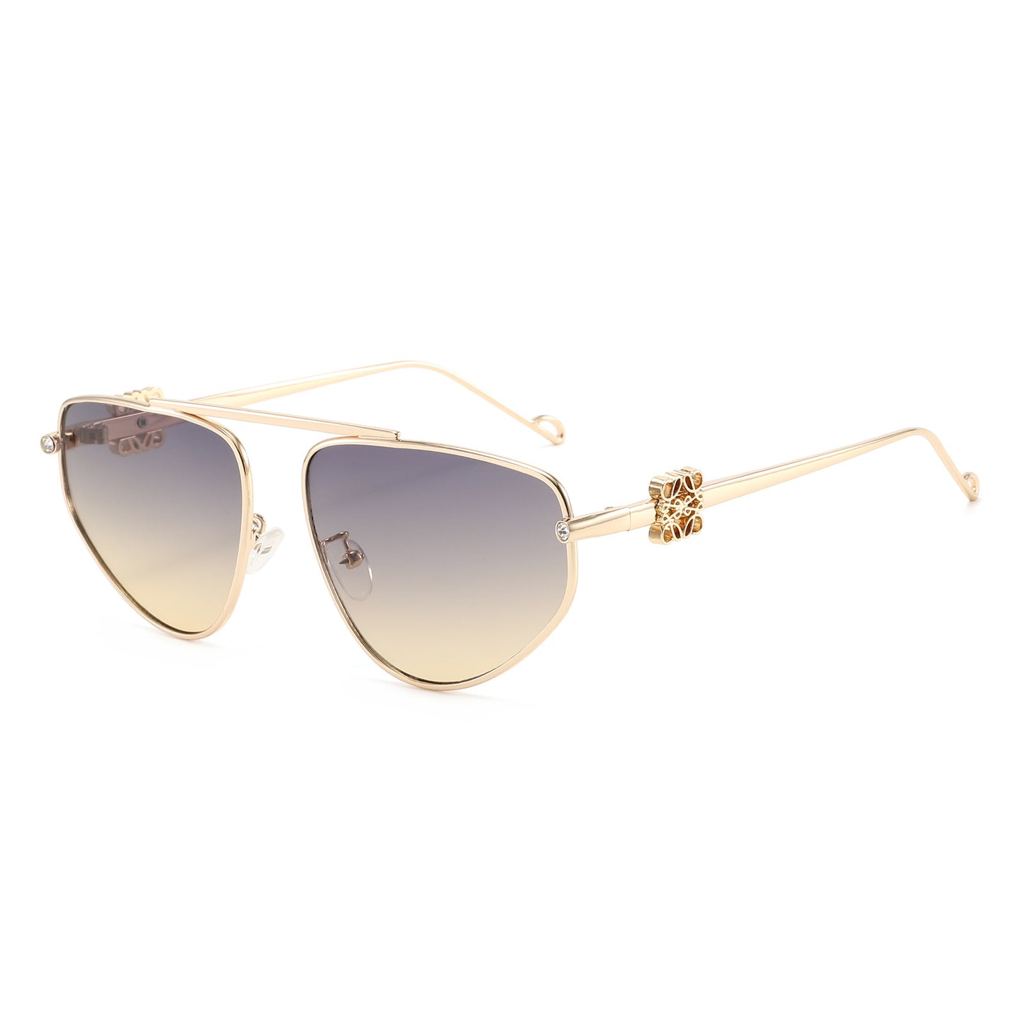 Damen Glamouröse Sonnenbrille mit eleganten Verzierungen Brehn