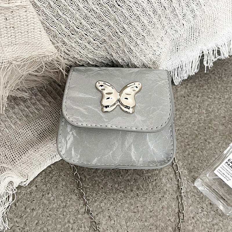 WoStylish Schmetterlingsverschluss Mini-Handtasche Brehn