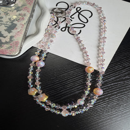 Sparkling Beaded Brillen Kette Brehn