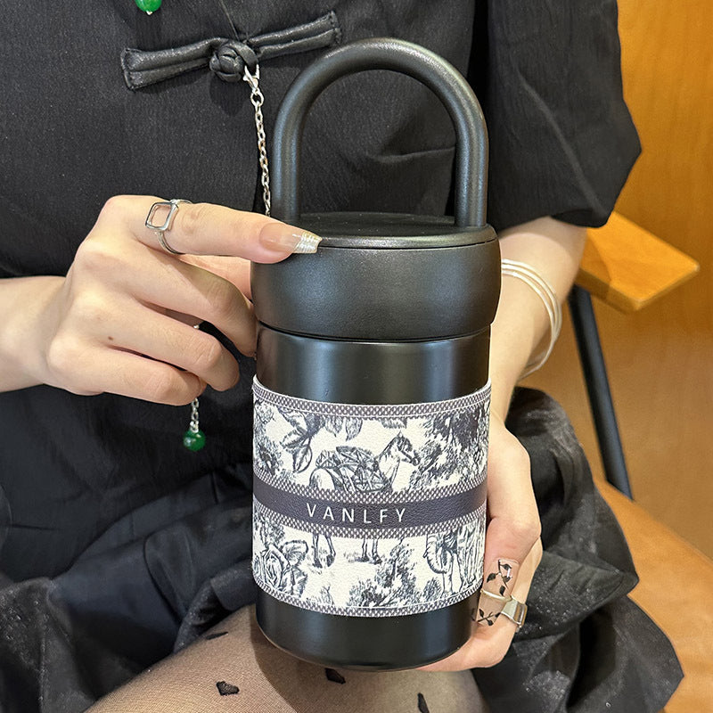 Damen Isolierflasche mit praktischem Tragegriff Brehn