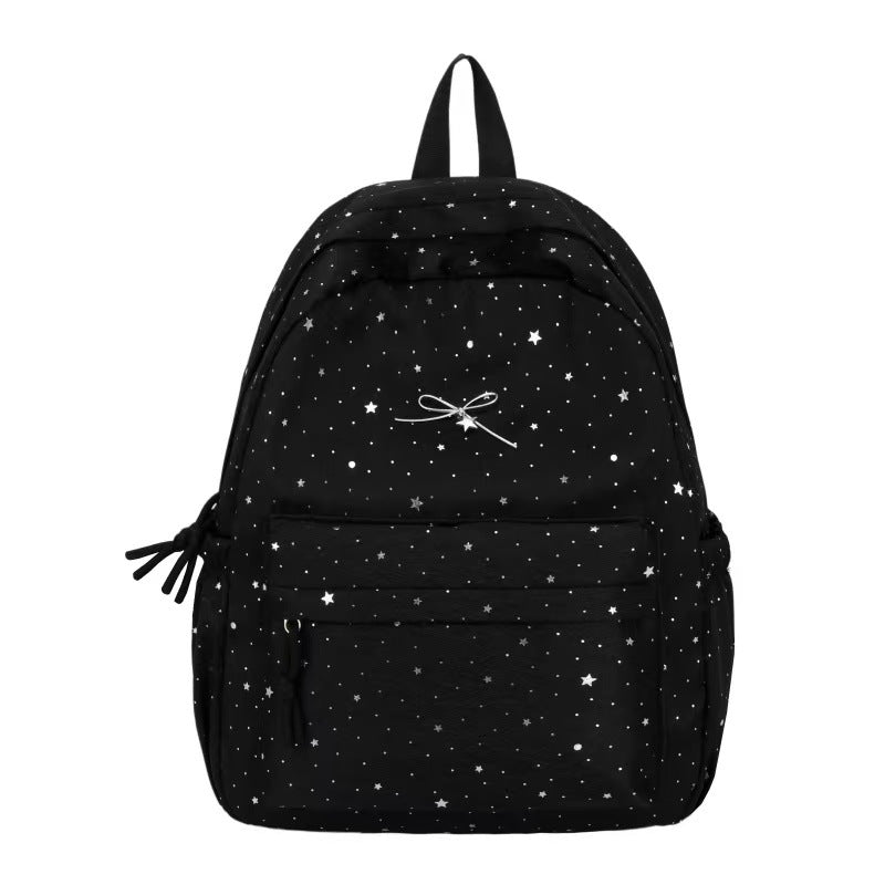 Rucksack mit Glitzerndem Sternenmotiv und Vielseitigen Aufbewahrungsmöglichkeiten Brehn