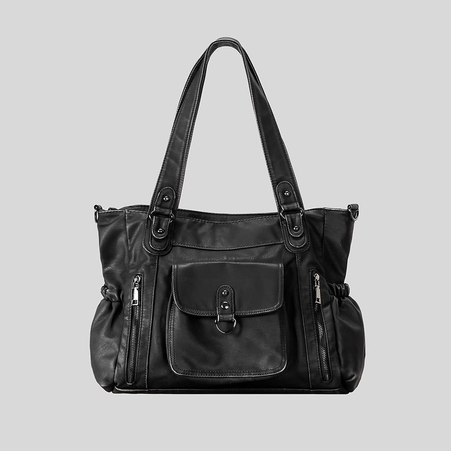Multitaschen Leder Hobo Handtasche