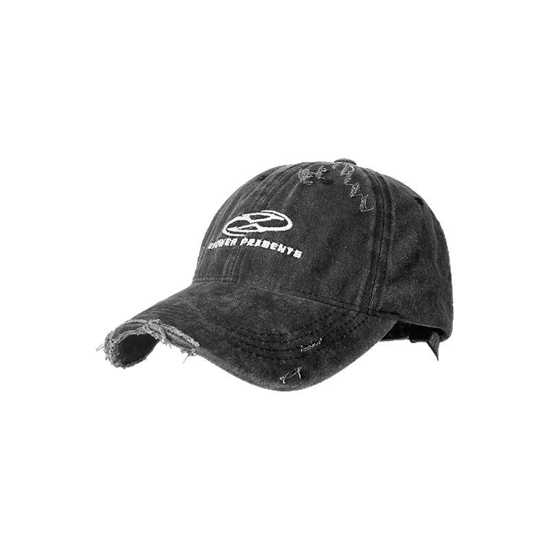Herren Distressed Denim Baseball Cap Brehn 1784270624