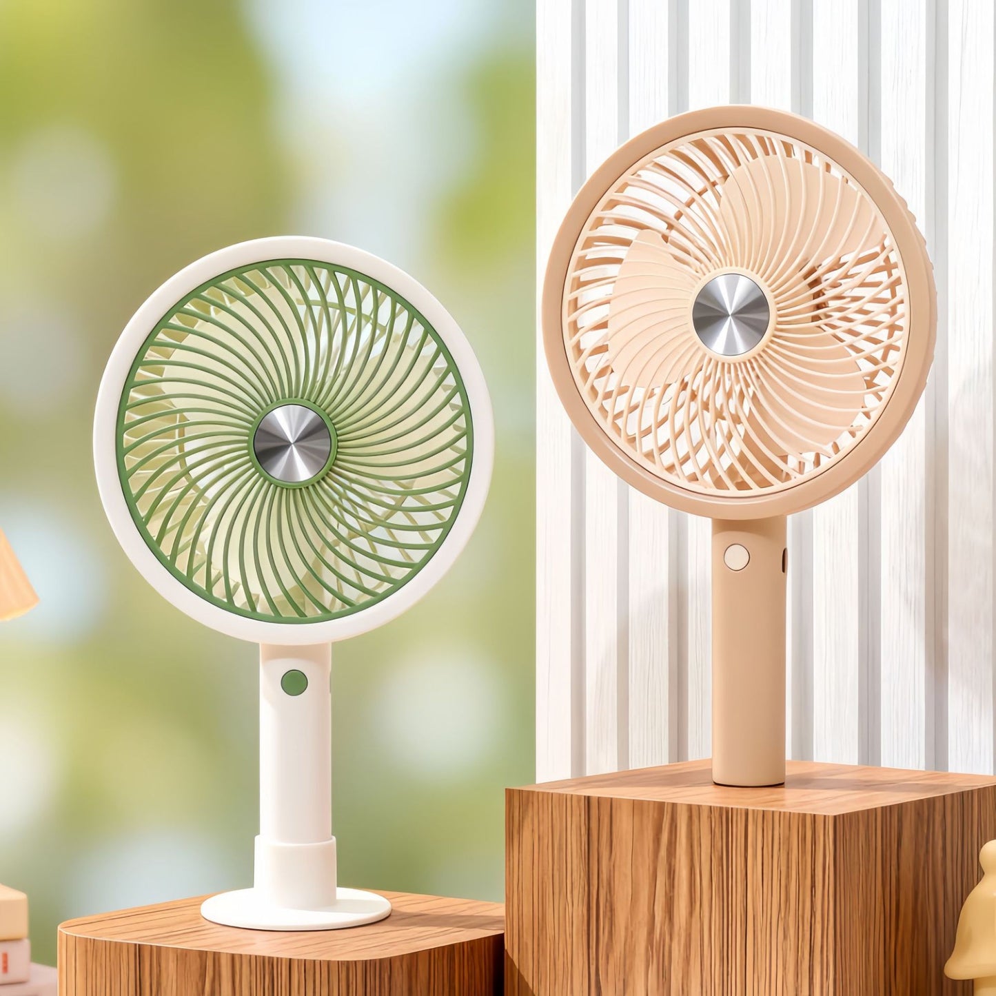 Damen Tragbarer Tischventilator mit flexiblem Neigungswinkel und USB-Anschluss Brehn