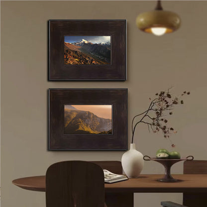 Gerahmtes Berglandschaft Kunstwerk