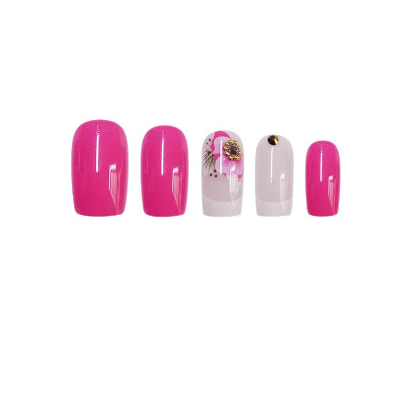 Blumen Kunst Press-On Nagel Set Brehn 1788434384