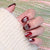 Künstlerisches, urlaubsbezogenes Press-On-Nageldesign Brehn