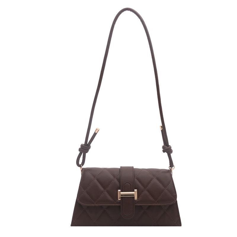 Gepolsterte Kunstleder-Clutch-Tasche