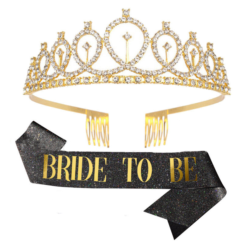 Damen Glitzernde Tiara mit elegantem Design Brehn