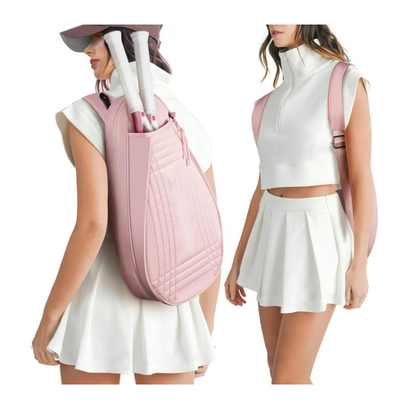 Stylische Tennisracket-Rucksack