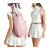 Stylische Tennisracket-Rucksack