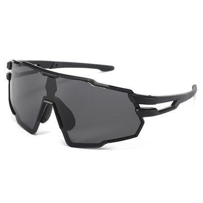 Sportive Herren-Wrap-Around-Sonnenbrille Brehn