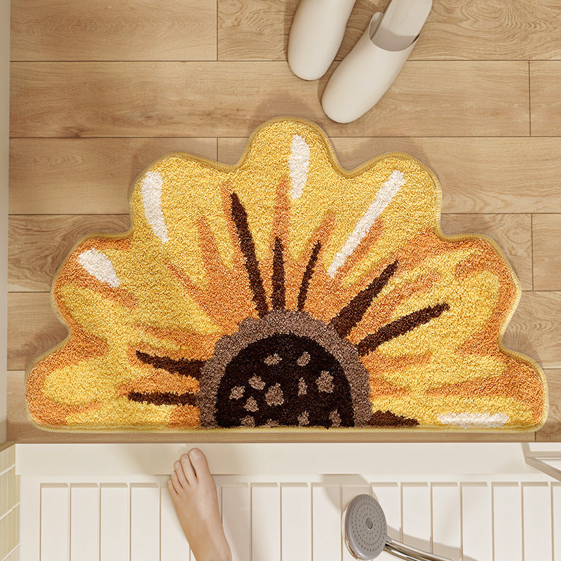 Plüsch Floral Design Badmatte Brehn