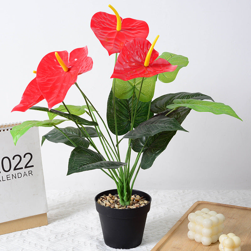 Dekorative Künstliche Anthurium Bouquet