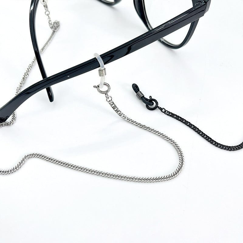Metallic Brillen Kette Brehn