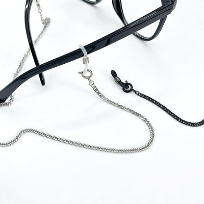 Metallic Brillen Kette Brehn