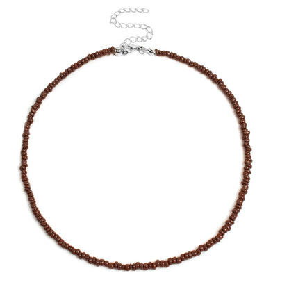 Buntes Perlen-Choker-Halsband Brehn