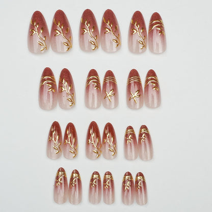 Elegantes Press-On Nagelkunstset