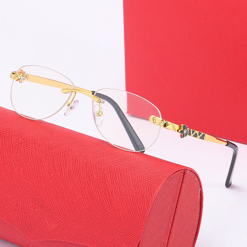 Damen modische Sonnenbrille mit stilvollem Metallrahmen und schützenden Gläsern Brehn