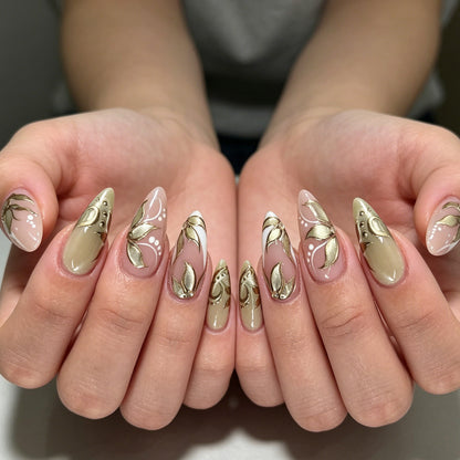 Elegante Blumen Nagelkunstverlängerungen Brehn 1789915831