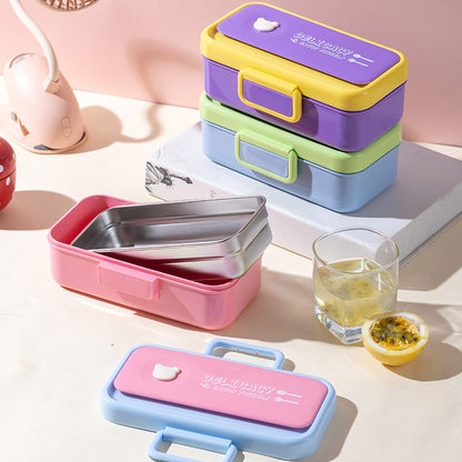 Dual-Compartment Bento Lunch Box