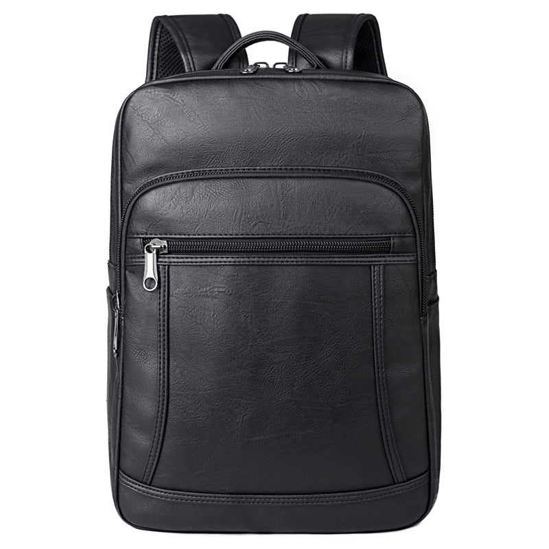 Eleganter professioneller Leder-Laptop-Rucksack Brehn