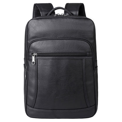Eleganter professioneller Leder-Laptop-Rucksack Brehn
