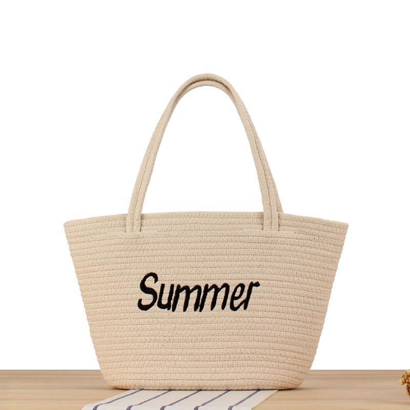 Strandtasche Im Modernen Korbmuster Brehn