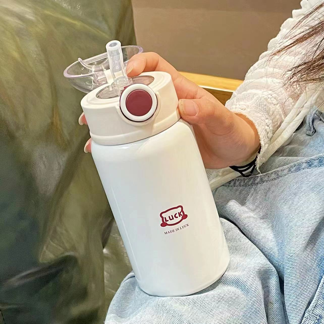 Damen Wasserflasche Brehn für Kinder mit lustigem Design