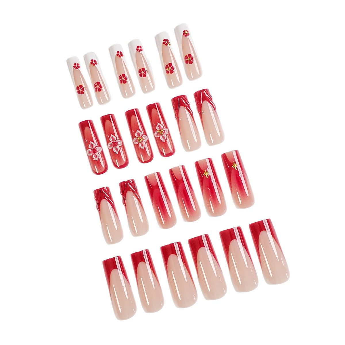 Premium Dekorative Press-On Nagelkunst Kollektion