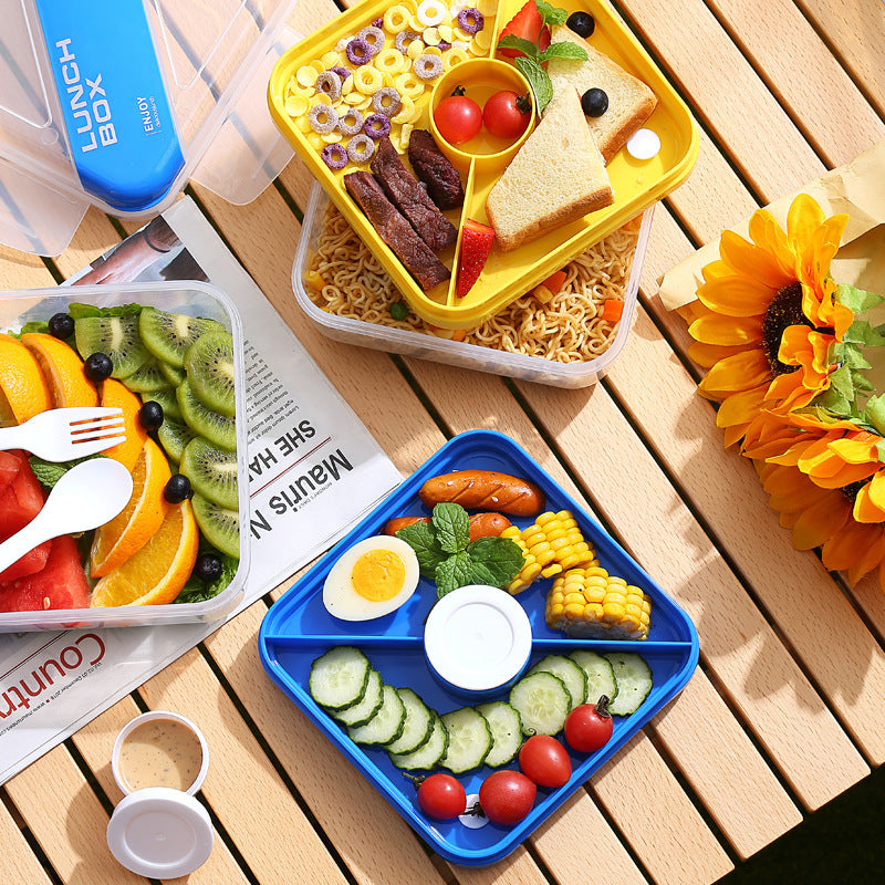 Vielseitige Mehrfach-Kompartiment-Lunchbox mit auslaufsicherem Design