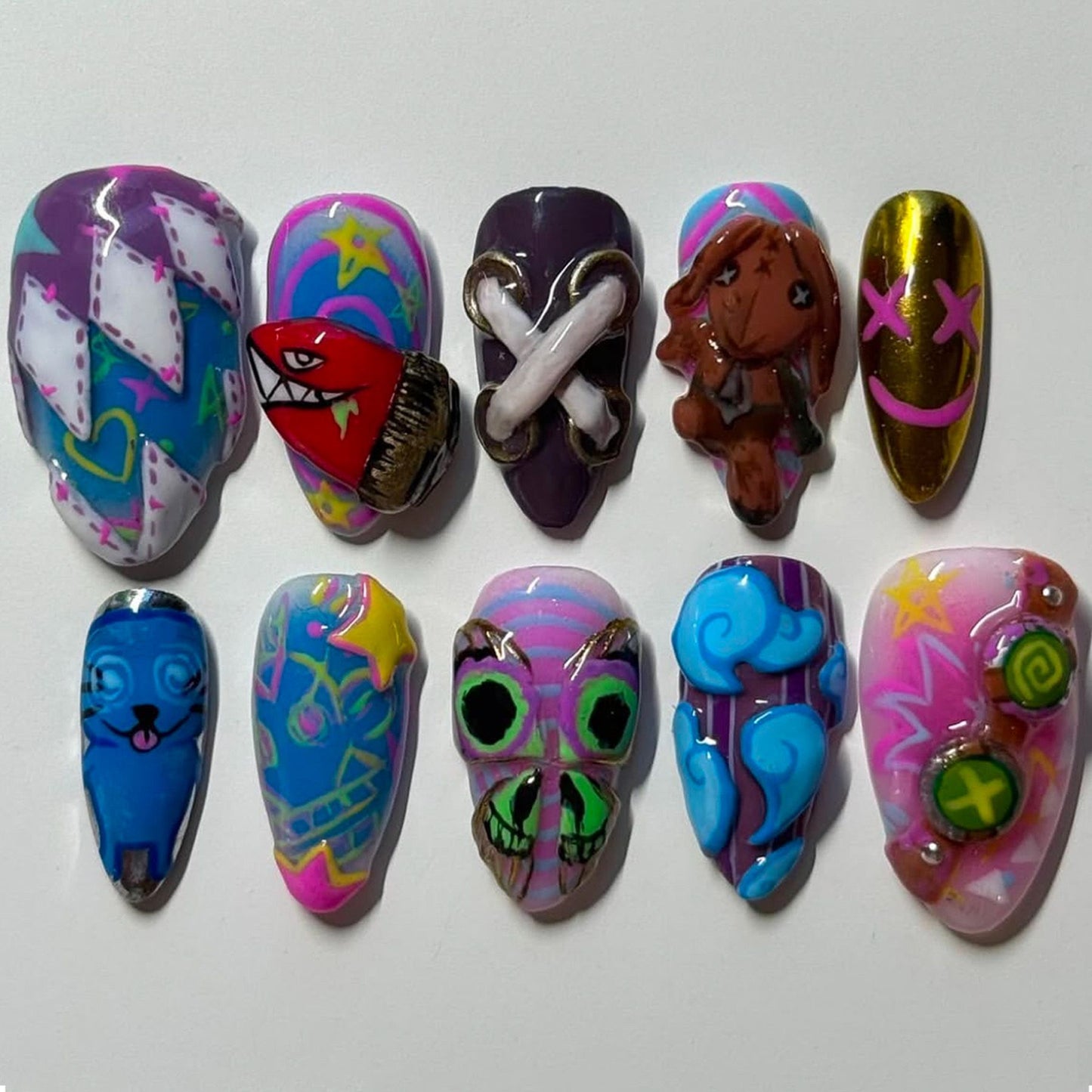 Thematic Artisan Press-On Nail Set Brehn