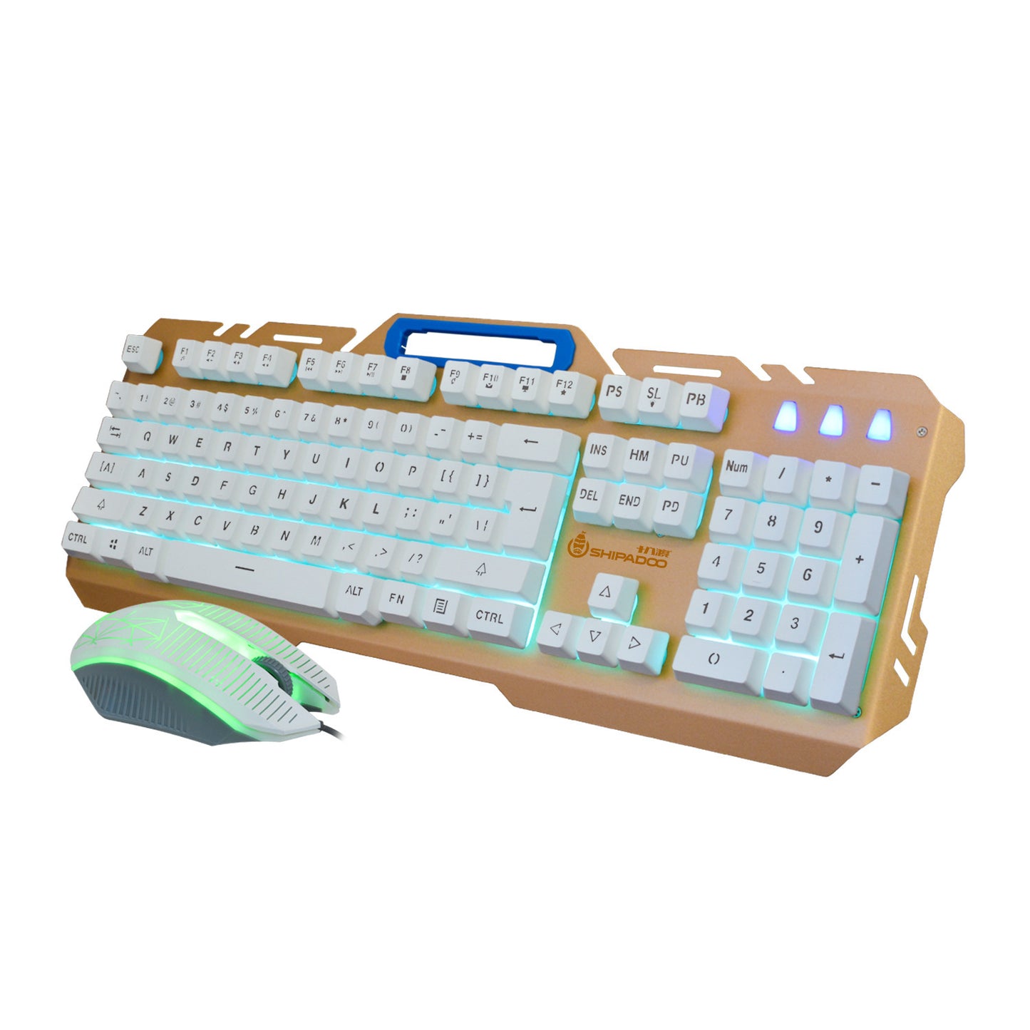 Gaming-Tastatur und Maus Set mit Hochpräzisen Mechanischen Tasten Brehn
