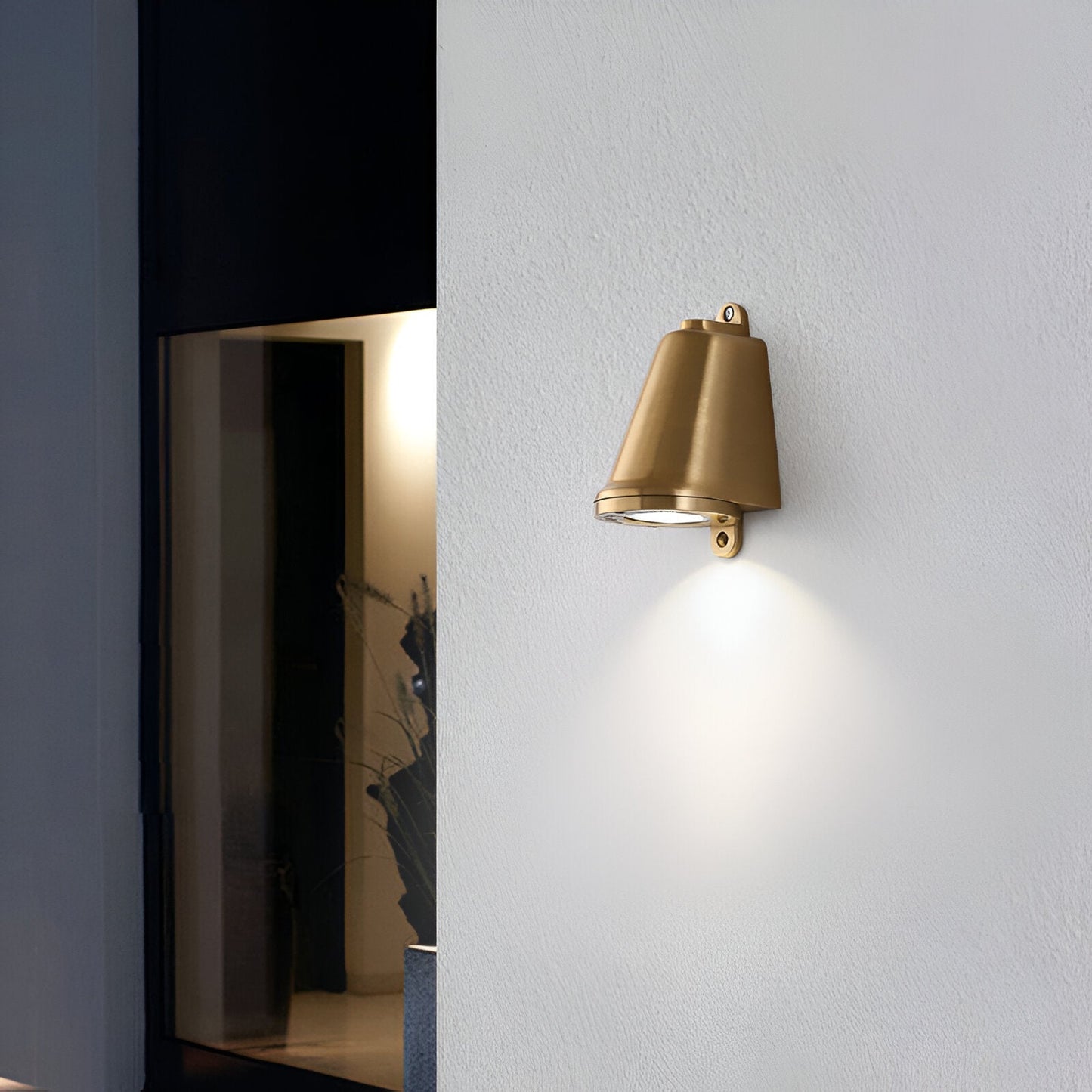 Brehn | Minimalistische LED Außenwandleuchte