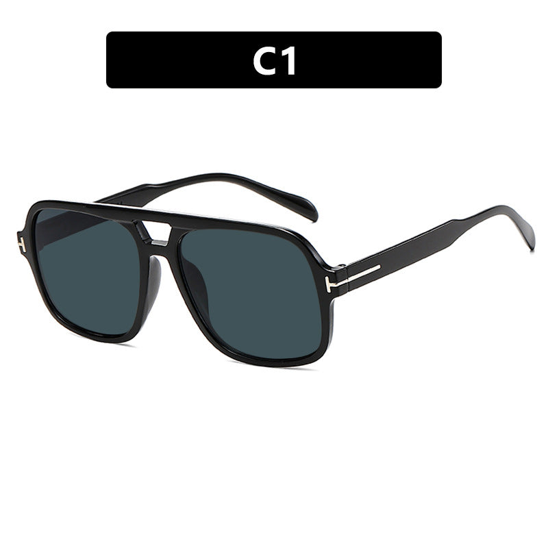 Damen Sonnenbrille im markanten, kantigen Design mit UV-Schutz Brehn
