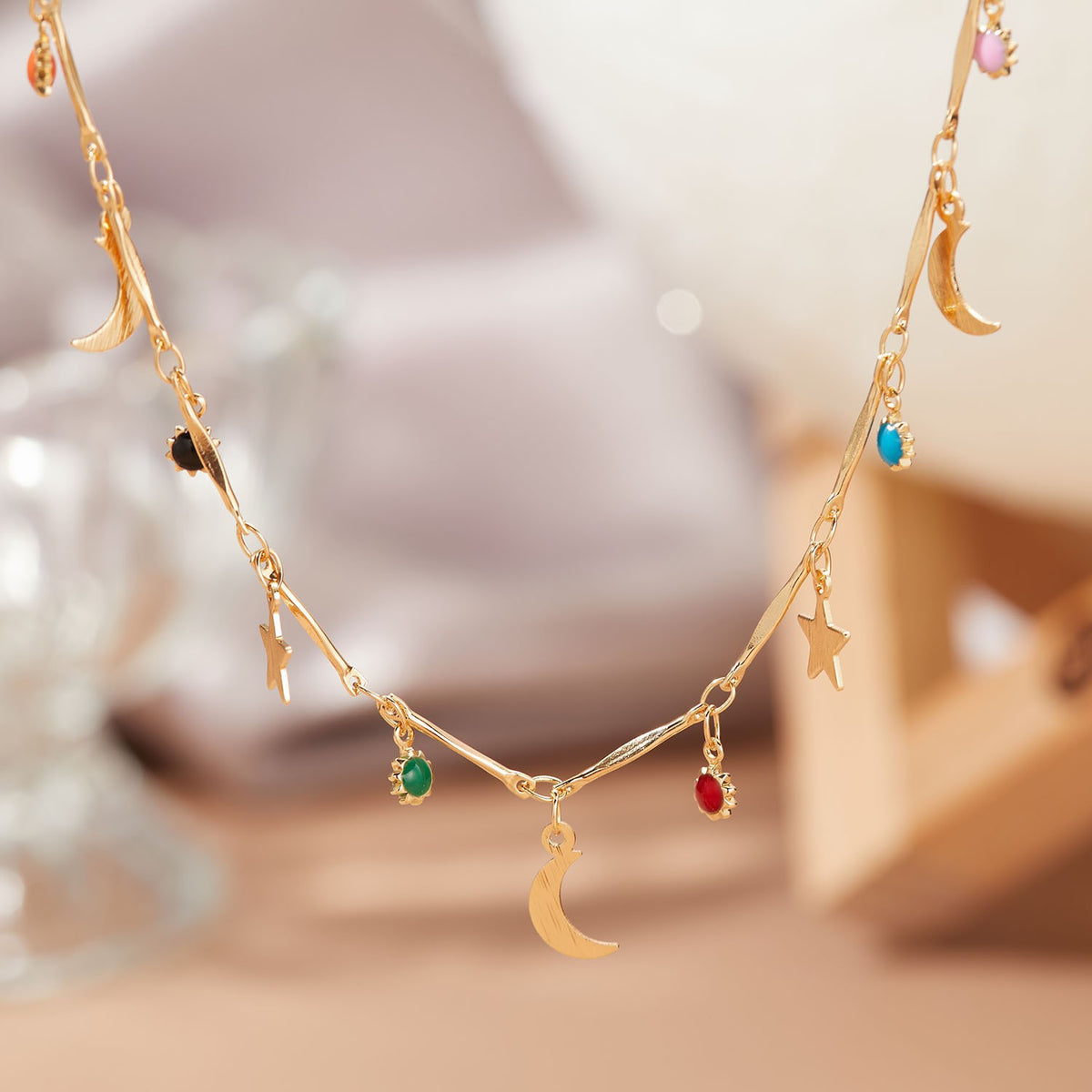 Herz Charm Statement Halskette Brehn