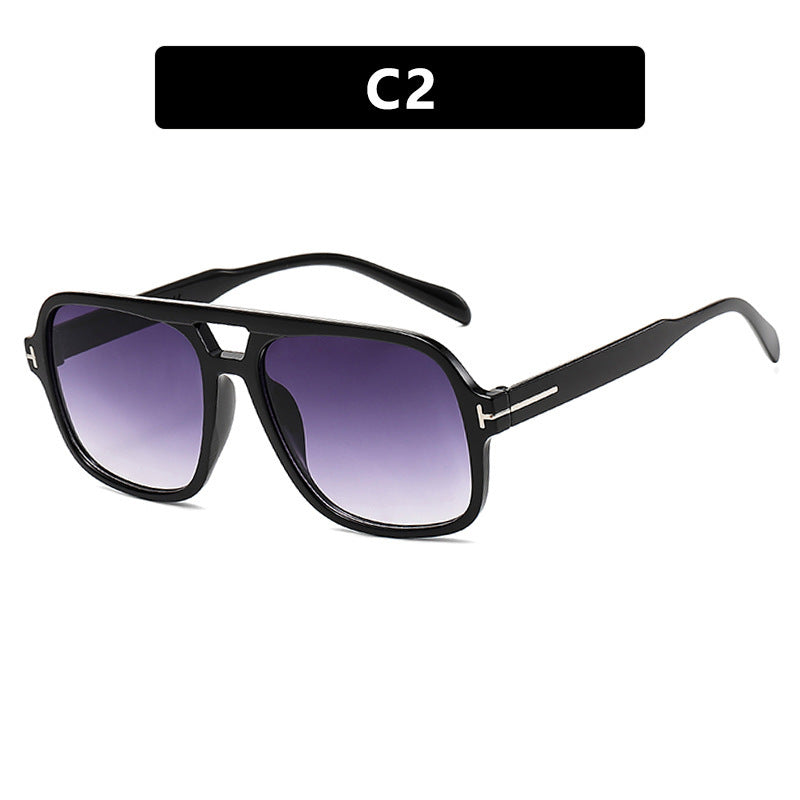 Damen stilvolle Sonnenbrille im markanten Rechteck-Design Brehn
