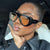 Damen extravagante Sonnenbrille im markanten Design Brehn