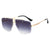 Damen modische oversized Sonnenbrille Brehn