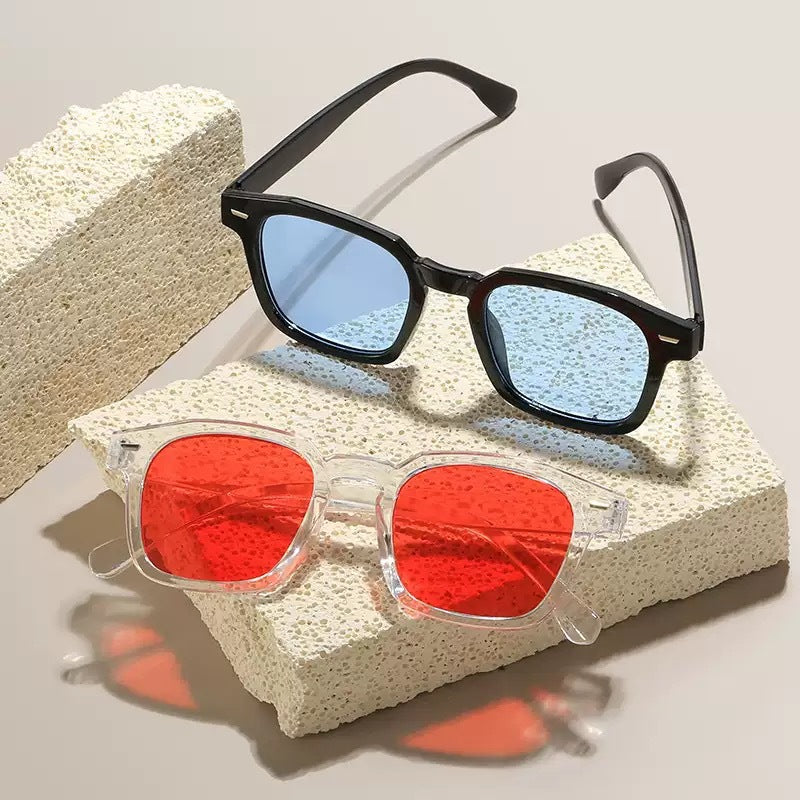 Trendige UV-Schutz-Quadratische Sonnenbrille Brehn