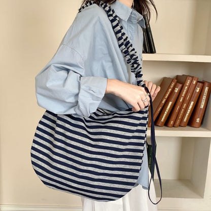 Weiche Baumwollstern-Druck Hobo Tasche