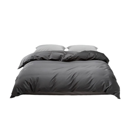 Mako-Baumwoll-Satin Bettwäsche-Set mit verdecktem Reißverschluss und Kissenbezügen Brehn