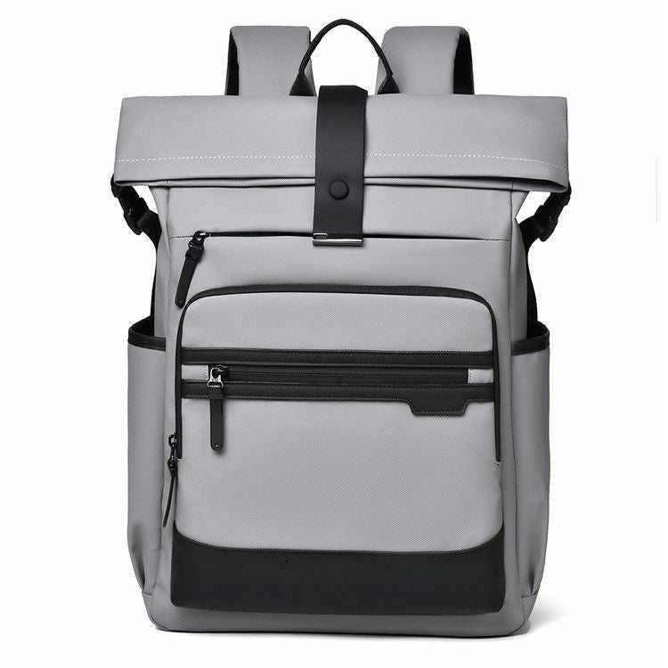 Stylischer Rolltop Laptop-Rucksack